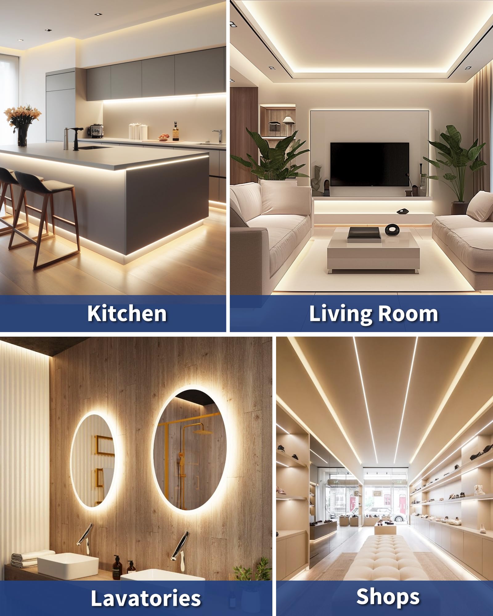 Application scenarios - Wide application of HJ-2010 LED light strips